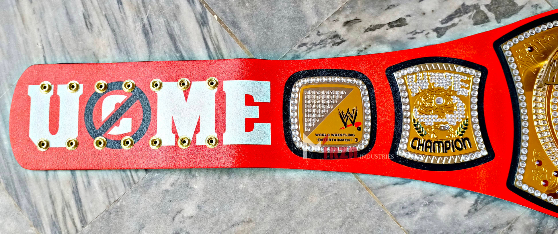 John Cena Spinner Wrestling Championship Belt Replica Gold | Mirza Industries