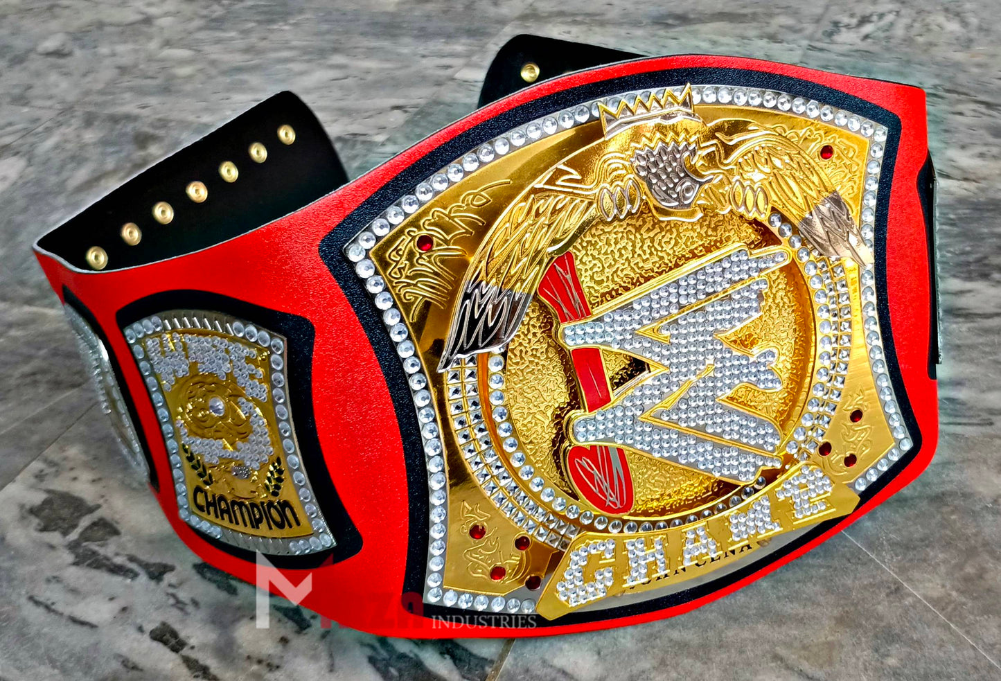 John Cena Spinner Wrestling Championship Belt Replica Gold | Mirza Industries
