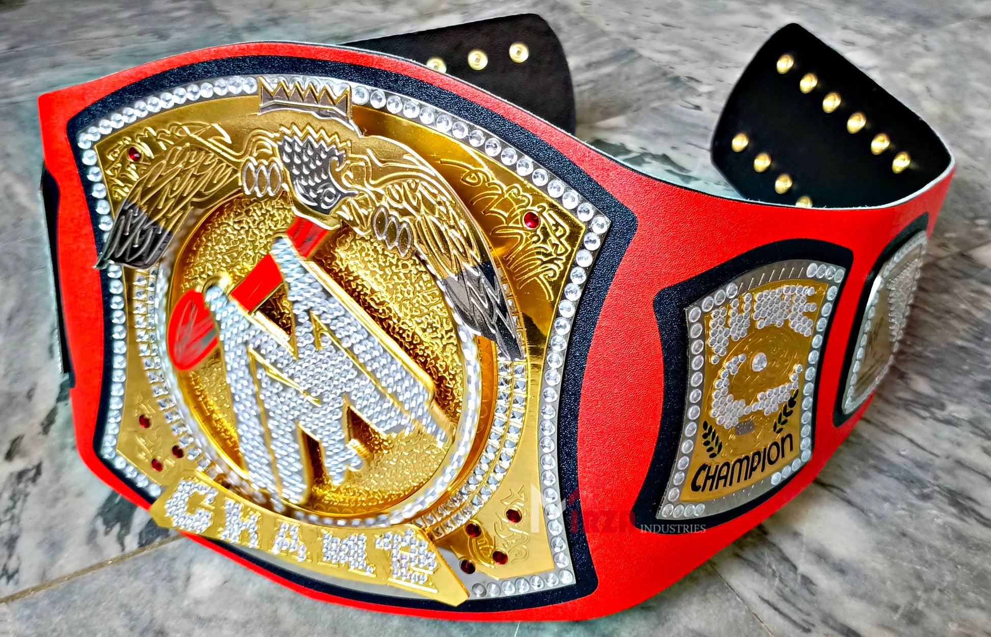 John Cena Spinner Wrestling Championship Belt Replica Gold | Mirza Industries