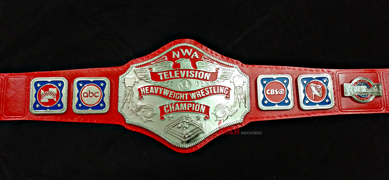 NWA Television Heavyweight Championship Belt Replica 6MM Chrome | Mirza Industries