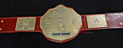 BIG GOLD World Heavyweight Championship Replica Tittle Belt Adult Size