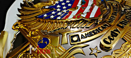 Cody Rhodes American Nightmare World Wrestling Championship Belt CNC