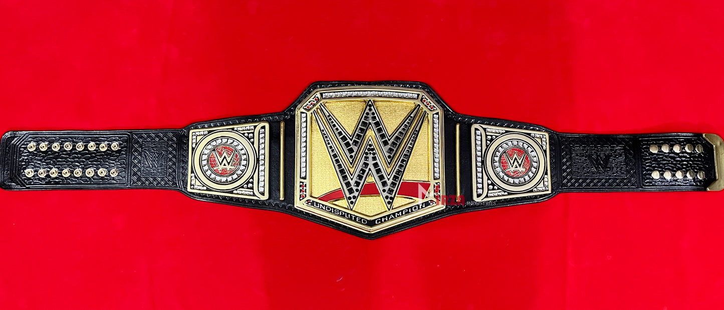 Undisputed World Wrestling 6MM Zinc Championship Belt Replica | Mirza Industries