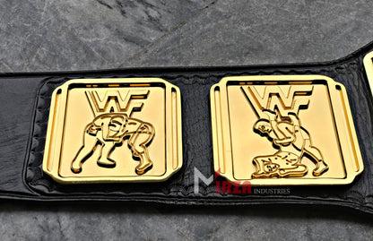 WWF Intercontinental Wrestling Championship Replica Title Belt CNC 24k Gold Plated