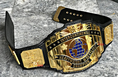 WWF Intercontinental Wrestling Championship Replica Title Belt CNC