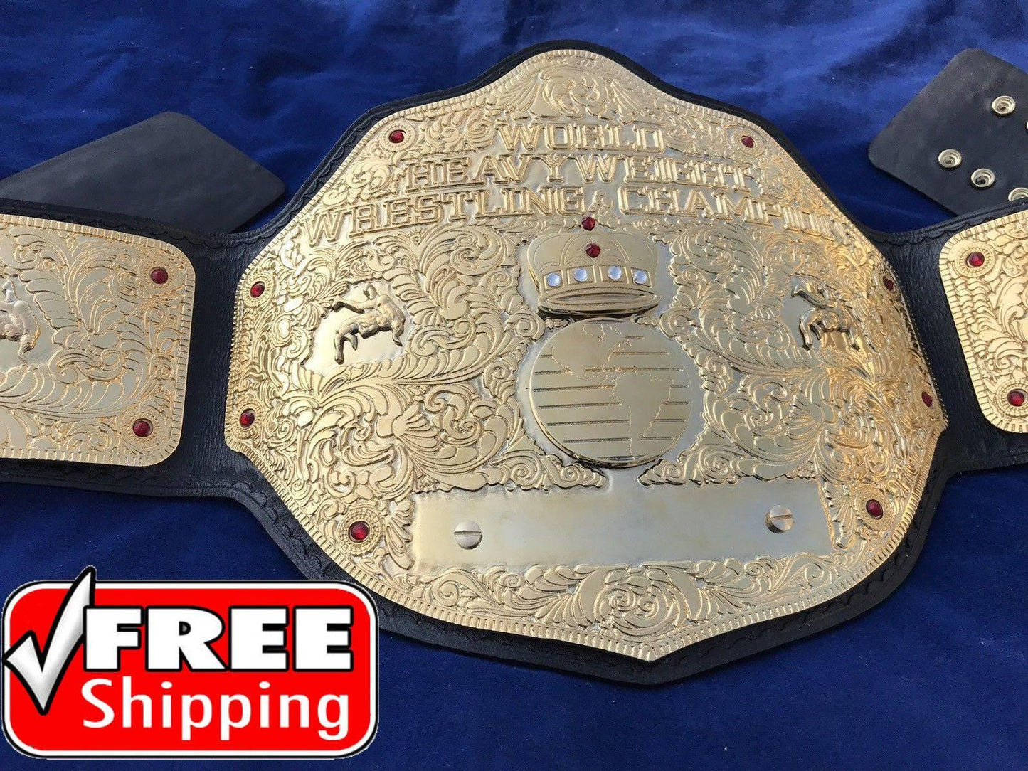 WWF BIG GOLD Wrestling Championship Replica Title Belt
