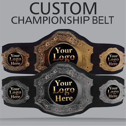 Personalized Heavyweight Wrestling Championship Belt Handmade Custom Logo Award Title Belt
