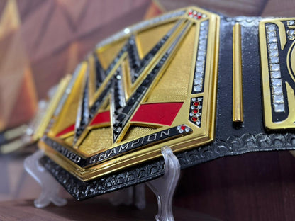 Undisputed World Wrestling Championship Title Belt 6MM Zinc Adult Size