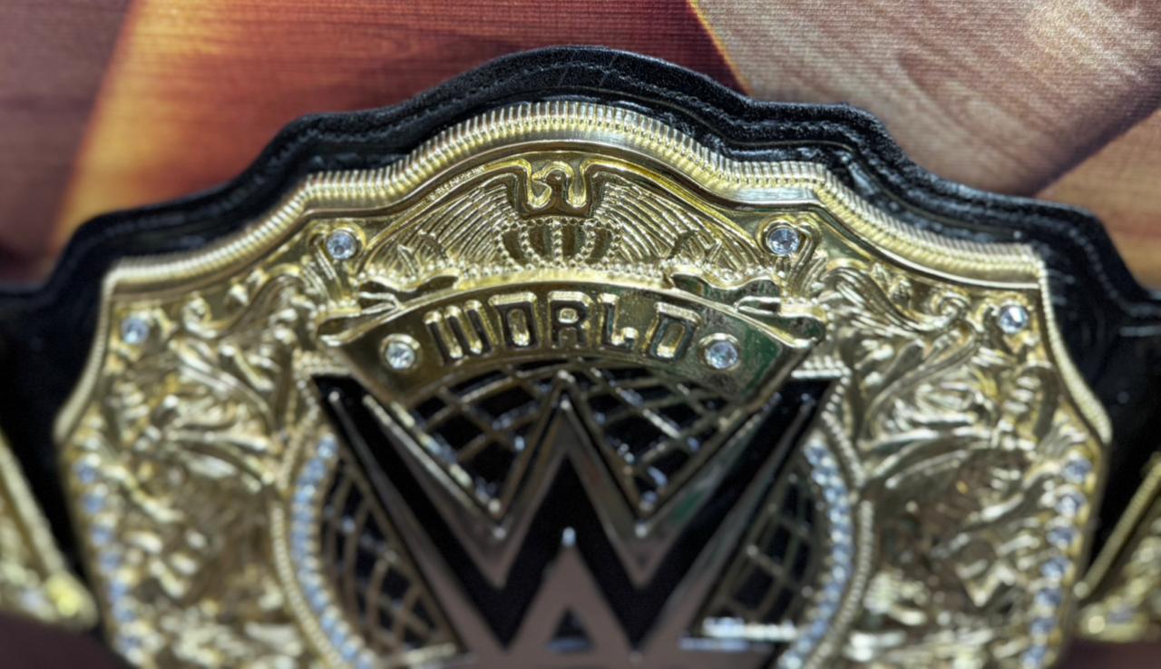 2023 World Heavyweight Wrestling Championship Title Belt Replica Roman Reigns Side Plates