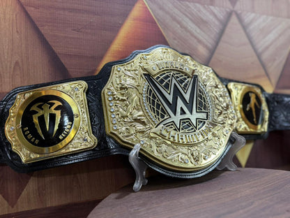 2023 World Heavyweight Wrestling Championship Title Belt Replica Roman Reigns Side Plates