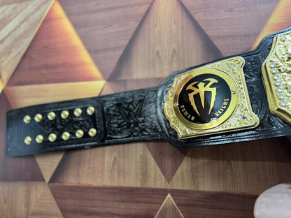 2023 World Heavyweight Wrestling Championship Title Belt Replica Roman Reigns Side Plates
