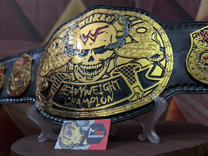 WWF Smoking Skull Heavyweight Wrestling Championship Belt (Snake Skin Back)