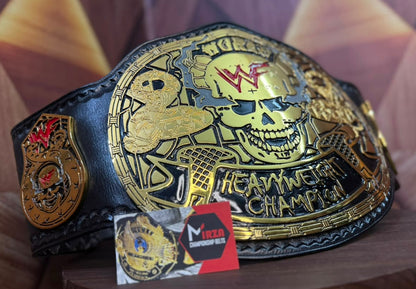 WWF Smoking Skull Heavyweight Wrestling Championship Belt (Snake Skin Back)