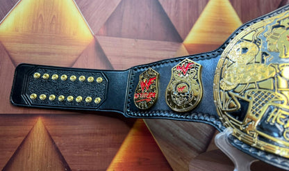 WWF Smoking Skull Heavyweight Wrestling Championship Belt (Snake Skin Back)