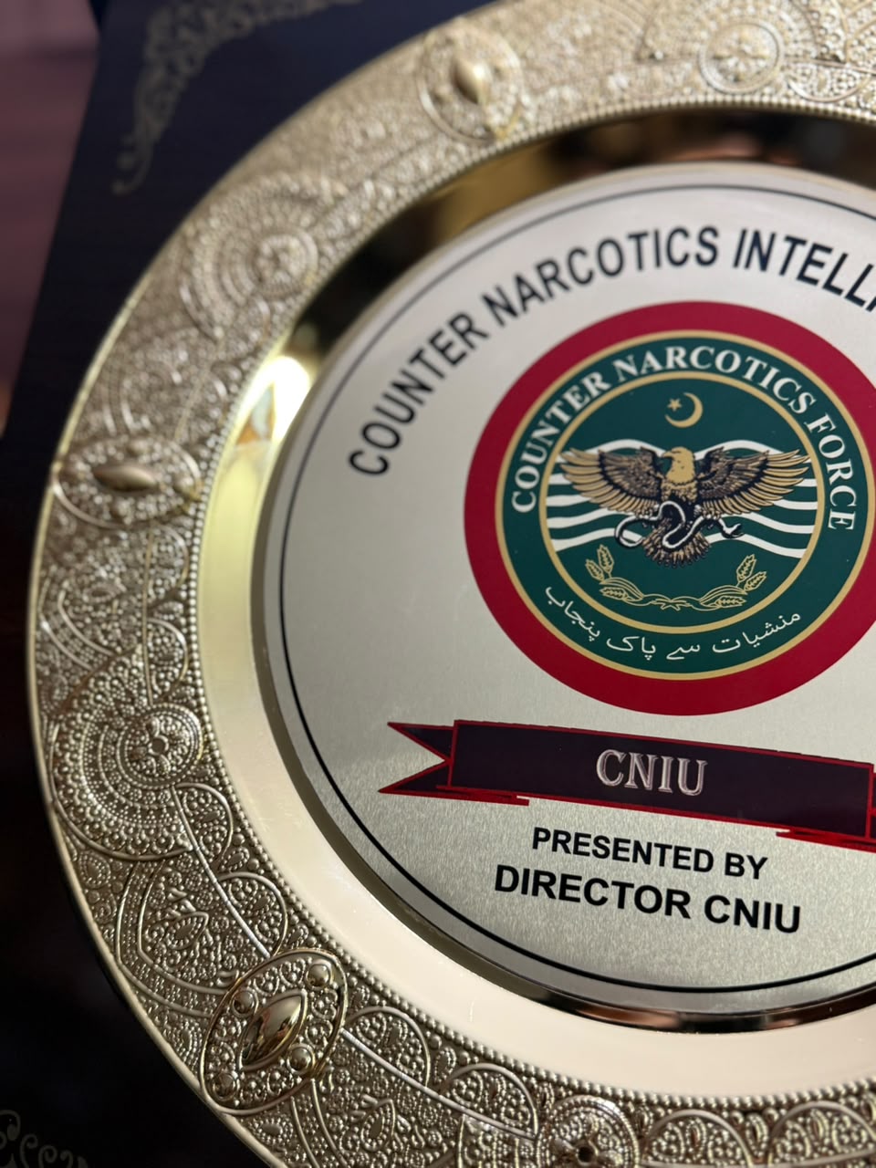 Custom Engraved Shield Award with Wooden Case Personalized Trophy