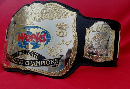 WWF Tag Team Wrestling Championship Replica Title Belt
