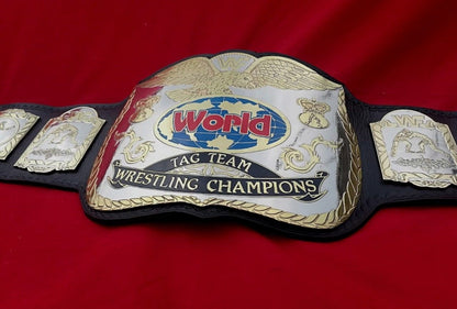 WWF Tag Team Wrestling Championship Replica Title Belt
