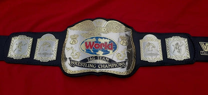 WWF Tag Team Wrestling Championship Replica Title Belt