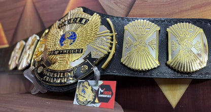 WWE championship belt wwf winged eagle wrestling championship belts 6mm zinc