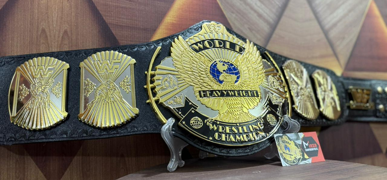 WWF WINGED EAGLE Wrestling Championship Title Belt 6MM Zinc
