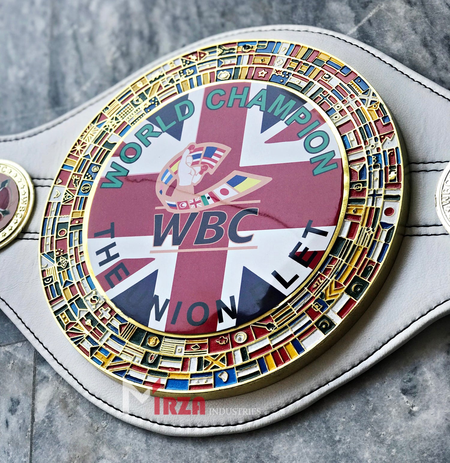 NWA Big Gold Wrestling Championship Belt Replica Gold Edition | Mirza Industries