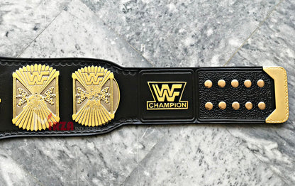 WWF WINGED EAGLE 24K GOLD Championship Title Belt