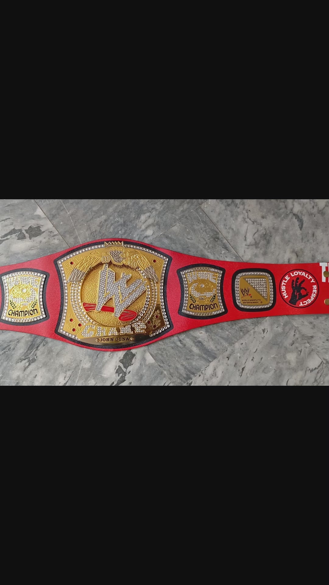 John Cena Spinner Wrestling Championship Belt Replica Gold | Mirza Industries