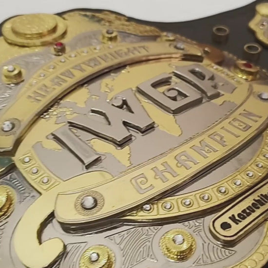 IWGP V4 Heavyweight Wrestling Championship Belt Replica Gold | Mirza Industries