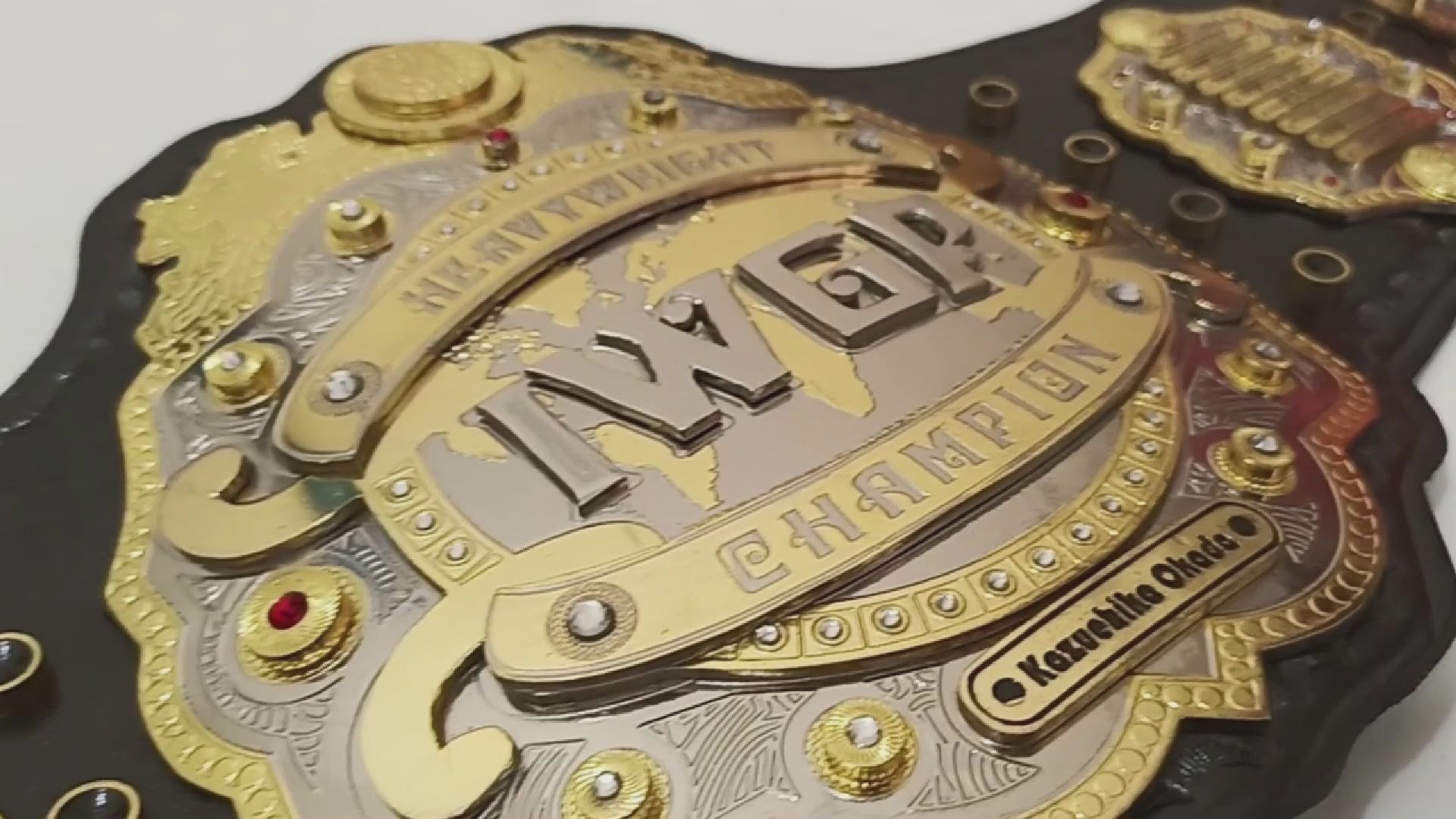 IWGP V4 Heavyweight Wrestling Championship Belt Replica Gold | Mirza Industries