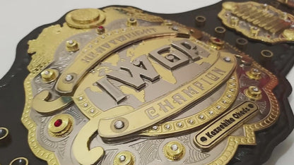 IWGP V4 Heavyweight Wrestling Championship Belt Replica Gold | Mirza Industries