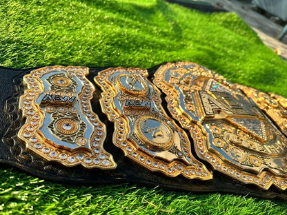 AEW Wrestling Championship Replica Title Belt CNC HD 4 Layers Stacked