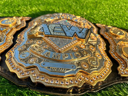 AEW Wrestling Championship Replica Title Belt CNC HD 4 Layers Stacked