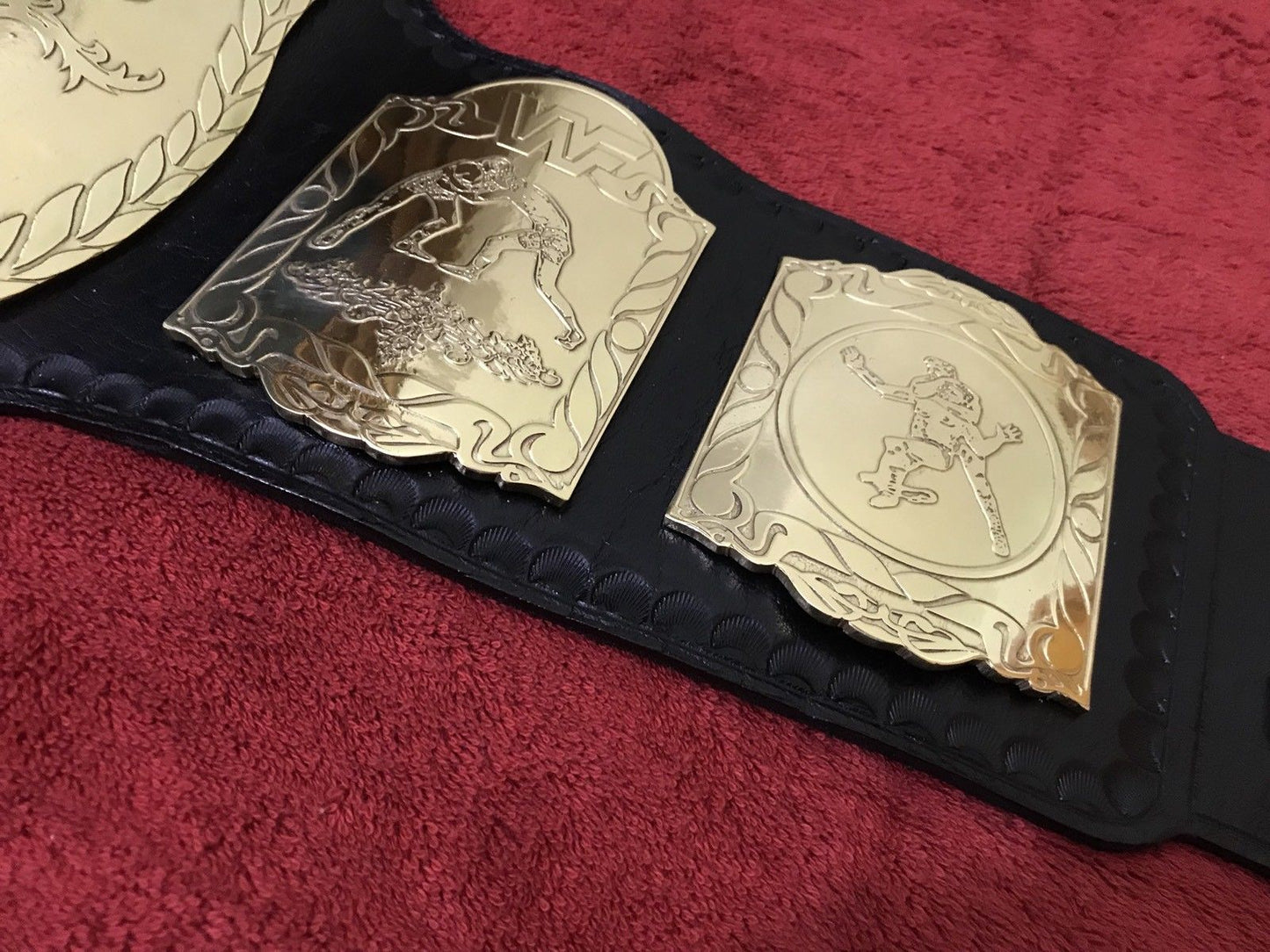 WWF Tag Team Wrestling Replica Title Belt Gold Edition | Mirza Industries