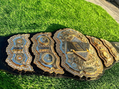 AEW Wrestling Championship Replica Title Belt CNC HD 4 Layers Stacked