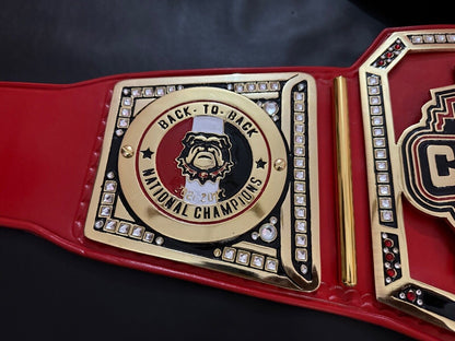 Custom Bulldog Championship Replica Belt Premium Wrestling Belt