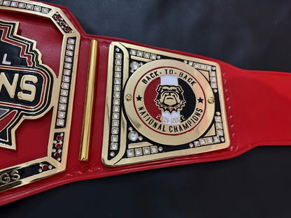Custom Bulldog Championship Replica Belt Premium Wrestling Belt