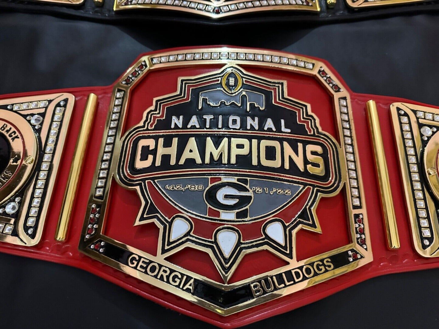 Custom Bulldog Championship Replica Belt Premium Wrestling Belt