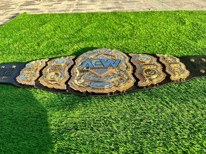 AEW Wrestling Championship Replica Title Belt CNC HD 4 Layers Stacked