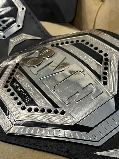 NEW UFC BMF Championship Replica Title Belt 2MM Brass Metal Plates Adult Size