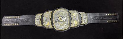 AEW Wrestling Championship Replica Title Belt 6mm Zinc Triple Layer Diecast