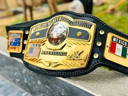 NWA DOMED GLOBE WORLD HEAVYWEIGHT CHAMPIONSHIP REPLICA BELT