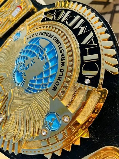 WWF BIG EAGLE CNC WRESTLING HEAVYWEIGHT CHAMPIONSHIP REPLICA TITLE BELT 5MM
