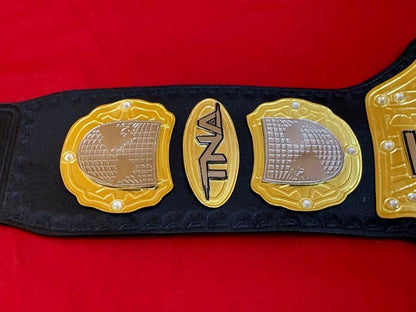 TNA World Heavyweight Wrestling Championship Replica Belt Gold | Mirza Industries