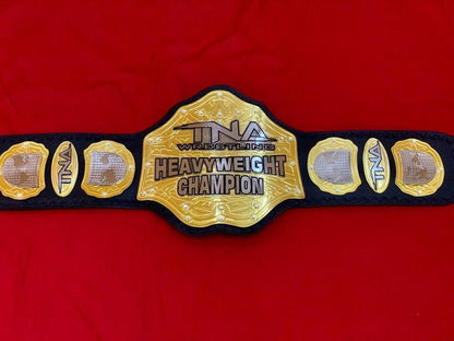 TNA World Heavyweight Wrestling Championship Replica Belt Gold | Mirza Industries
