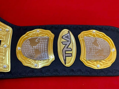 TNA World Heavyweight Wrestling Championship Replica Belt Gold | Mirza Industries