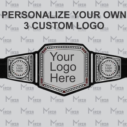 Custom Wrestling Championship Belt Engraved Company Logo & Text